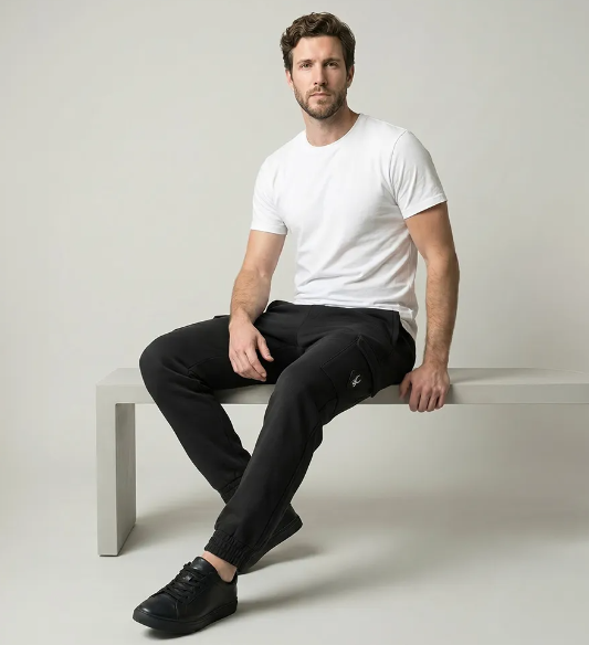 PANTALON SPYDER JOGGER CARGO NEGRO