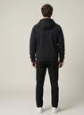 CAMPERA SPYDER HOMBRE CAPUCHA FULL ZIP NEGRO