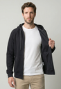 CAMPERA SPYDER HOMBRE FLEECE CAPUCHA NEGRO