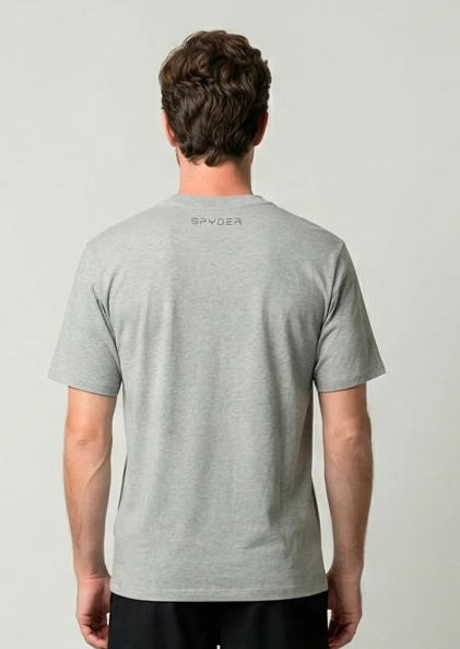 REMERA SPYDER HOMBRE PEACHED GRIS