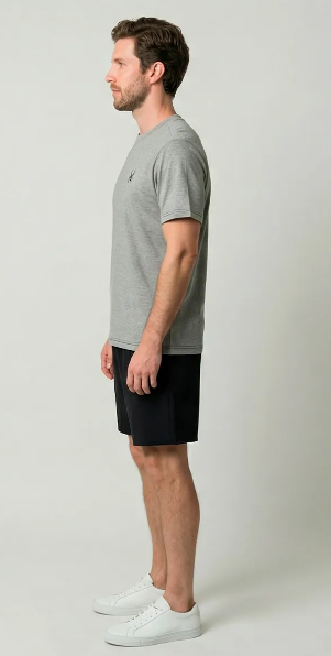 REMERA SPYDER HOMBRE PEACHED GRIS