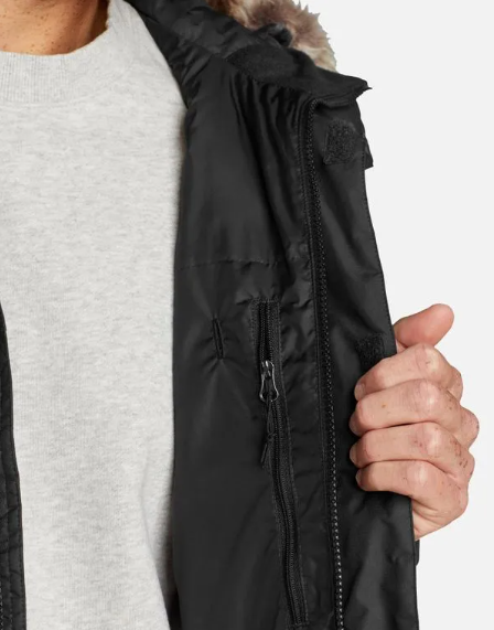 PARKA EDDIE BAUER HOMBRE BOUNDARY NEGRA