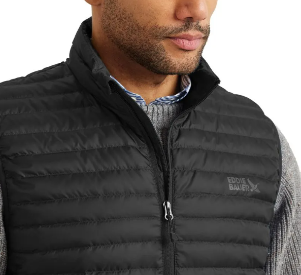 CHALECO EDDIE BAUER HOMBRE MICROLIGHT DOWN NEGRO