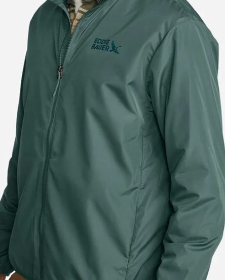 CAMPERA EDDIE BAUER HOMBRE QUILO WIND VERDE