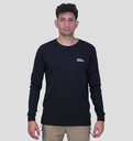 REMERA EDDIE BAUER HOMBRE GRAPHIC MANGA LARGA NEGRO