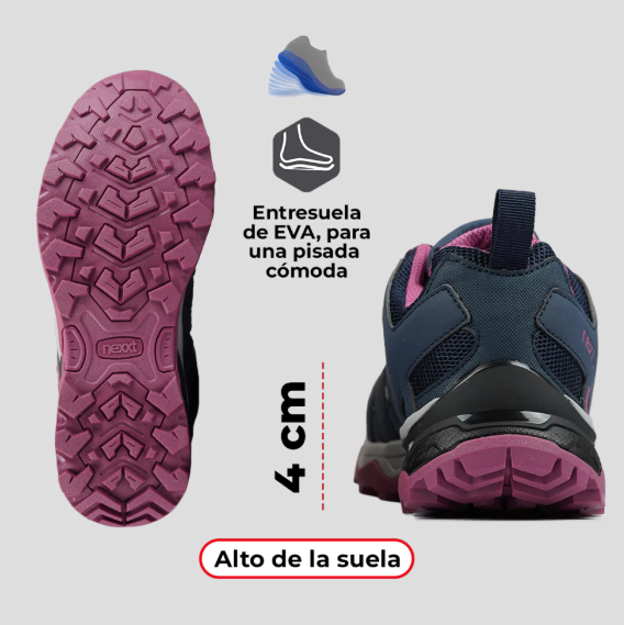 ZAPATILLA NEXXT DAMA FLASH NAVY