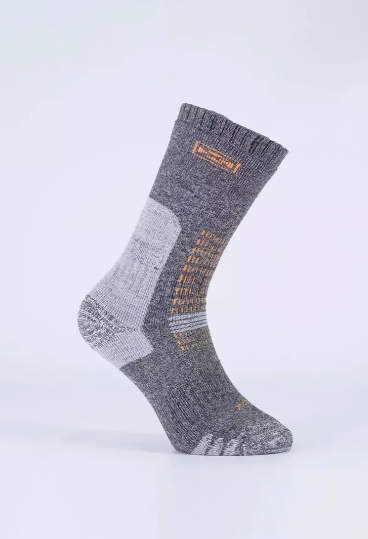 MEDIA SOX DOBLE CAPA GRIS