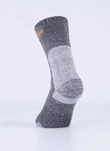 MEDIA SOX DOBLE CAPA GRIS