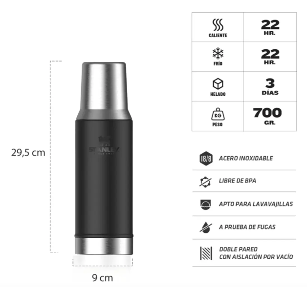 TERMO STANLEY MATE SYSTEM 800ML. 