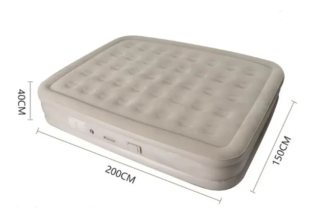 COLCHON CON INFLADOR INCLUIDO RECARGABLE 150X200CM
