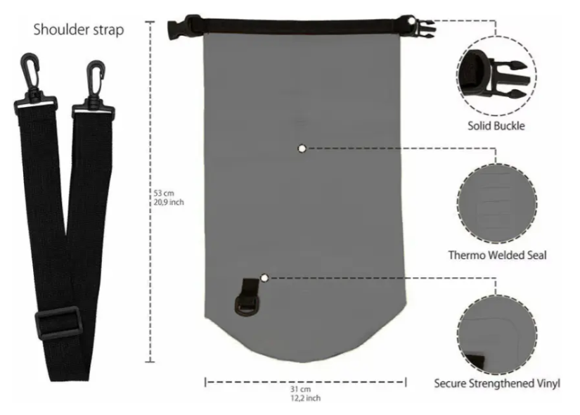 BOLSO ESTANCO PVC 10 LITROS