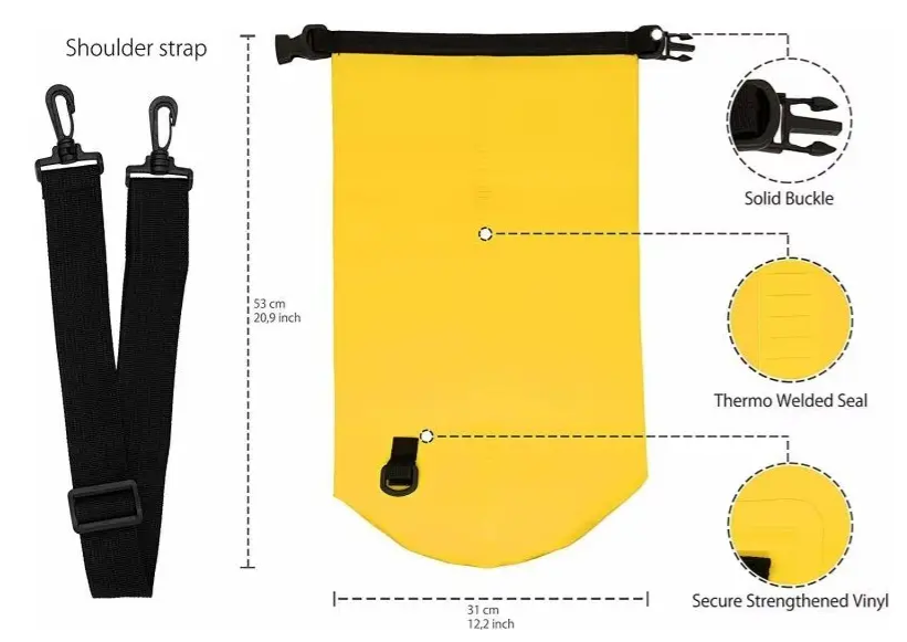 BOLSO ESTANCO PVC 15 LITROS