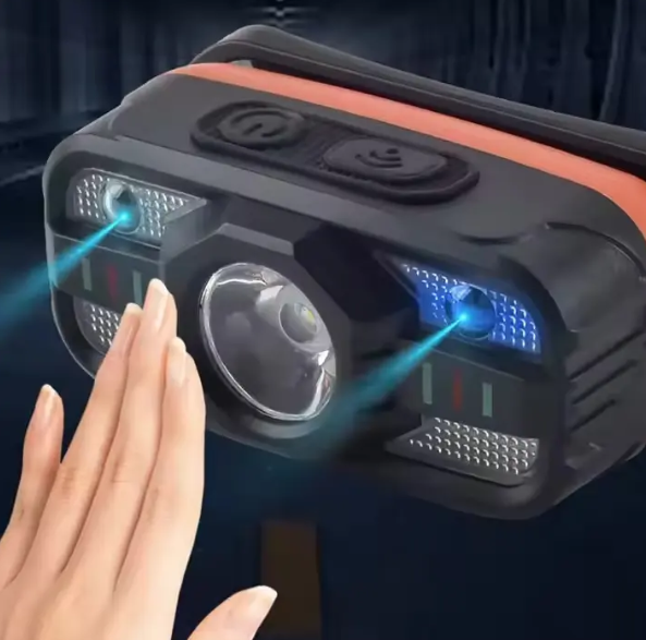 LINTERNA VINCHA MORGUL ALTA POTENCIA CON SENSOR RECARGABLE