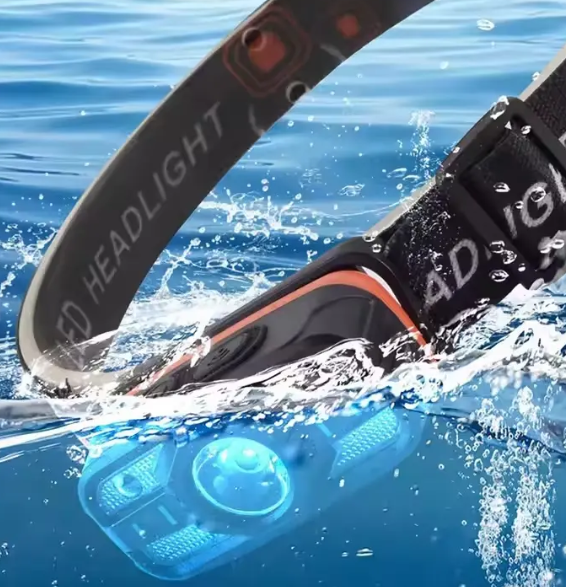 LINTERNA VINCHA MORGUL ALTA POTENCIA CON SENSOR RECARGABLE