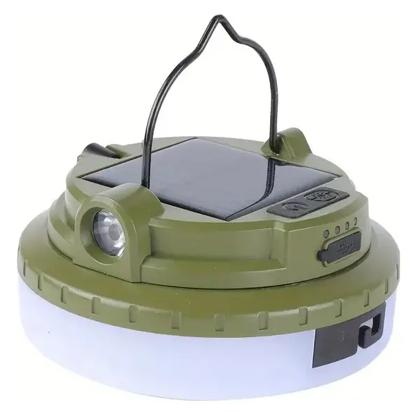 FAROL MORGUL DE CAMPING CON GUIRNALDA DE LUCES