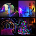 FAROL MORGUL DE CAMPING CON GUIRNALDA DE LUCES