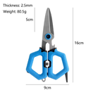 TIJERA MORGUL MULTI-FUNICON ACERO INOXIDABLE 16CM.