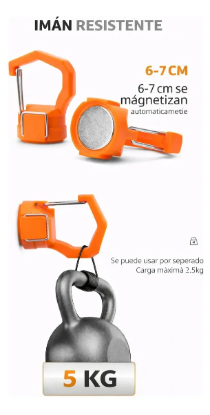 MOSQUETONES MAGNETICOS MORGUL MULTIUSO 5K.