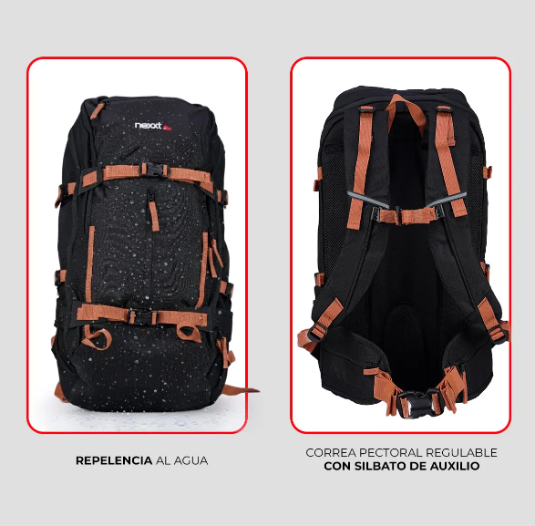 MOCHILA NEXXT CHINOOK 30L BLACK/BRON