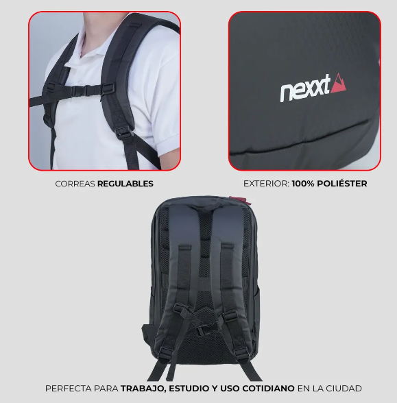 MOCHILA NEXXT PEREGRINE 22L BLACK