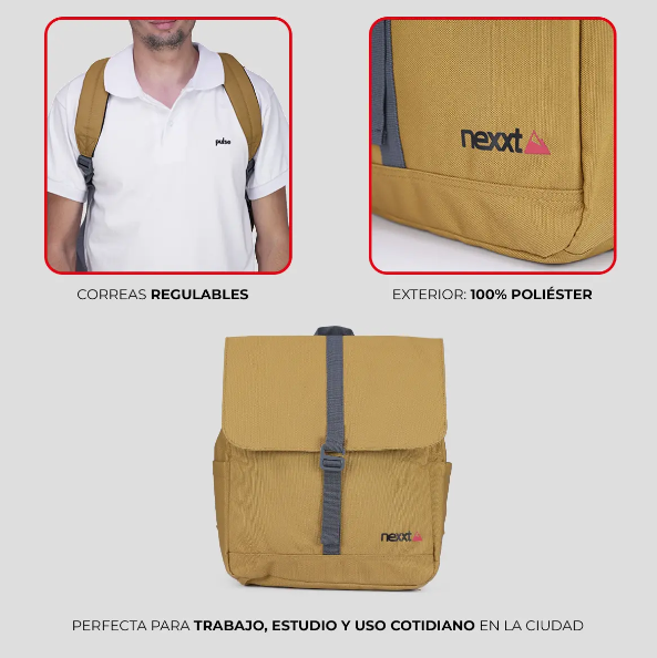 MOCHILA NEXXT FLICKER 12L MUSTARD/ST