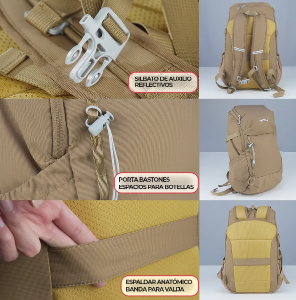 MOCHILA NEXXT SELKIRK 25.5L BEIGE