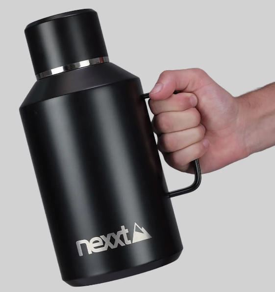 TERMO NEXXT 1800ML CON INDICADOR DE TEMPERATURA BLACK