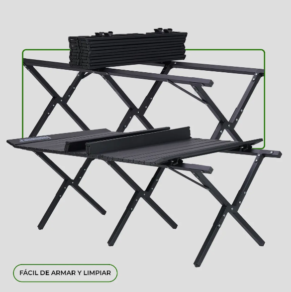 MESA HUMMER ALUMINIO PLEGABLE BLACK