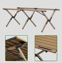MESA HUMMER ALUMINIO PLEGABLE WOOD