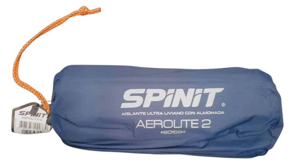 COLCHONETA SPINIT AEROLITE 2 CON ALMOHADA AZUL