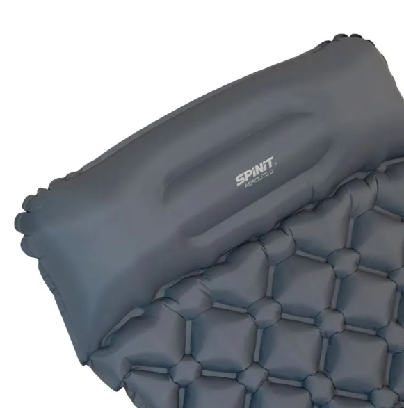 COLCHONETA SPINIT AEROLITE 2 CON ALMOHADA GRIS