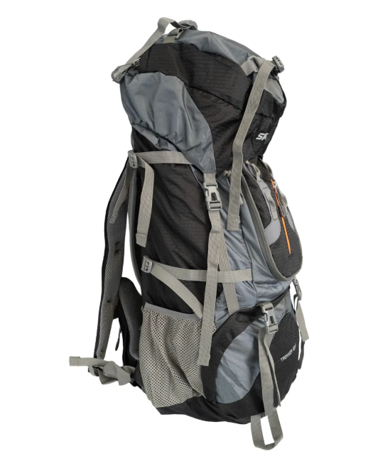 MOCHILA SPINIT TREKKER 65+5 LITROS CON COBERTOR (NEGRO)