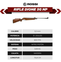 RIFLE ROSSI MADERA CALIBRE 5.5 NITRO PISTON