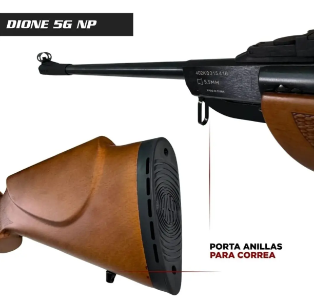 RIFLE ROSSI MADERA CALIBRE 5.5 NITRO PISTON
