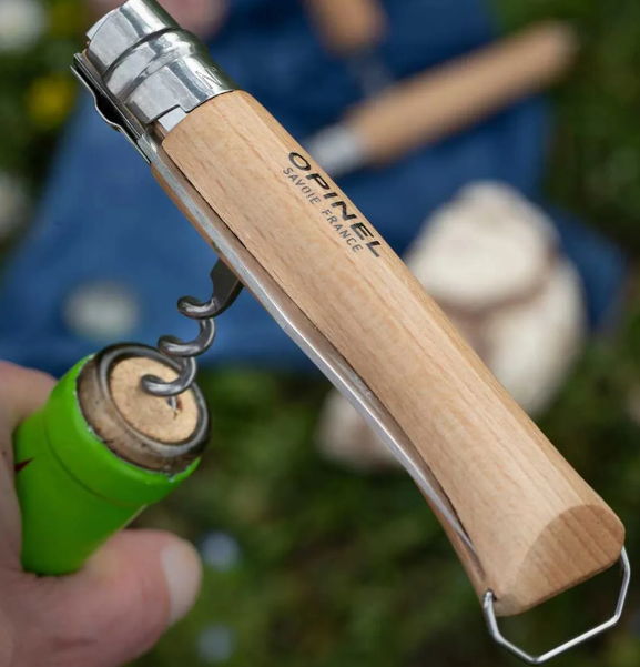CORTAPLUMA OPINEL CON SACACORCHO N10
