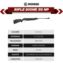 RIFLE ROSSI POLIMERO CALIBRE 5.5 NITRO PISTON