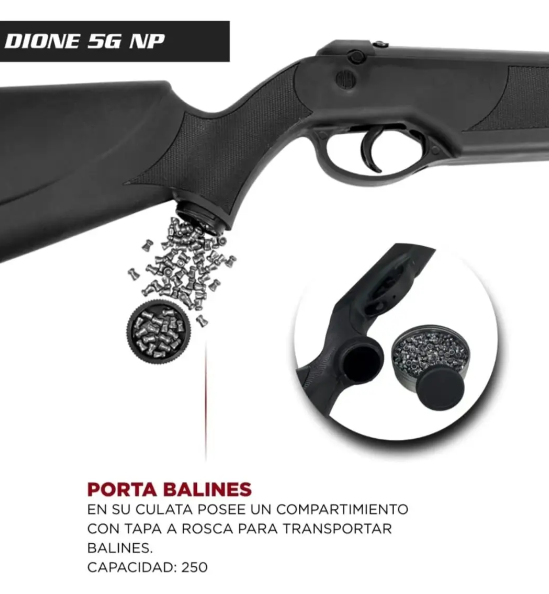 RIFLE ROSSI POLIMERO CALIBRE 5.5 NITRO PISTON