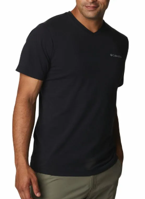 REMERA COLUMBIA SUN TREK V-NECK SHORT SLEVEEN HOMBRE