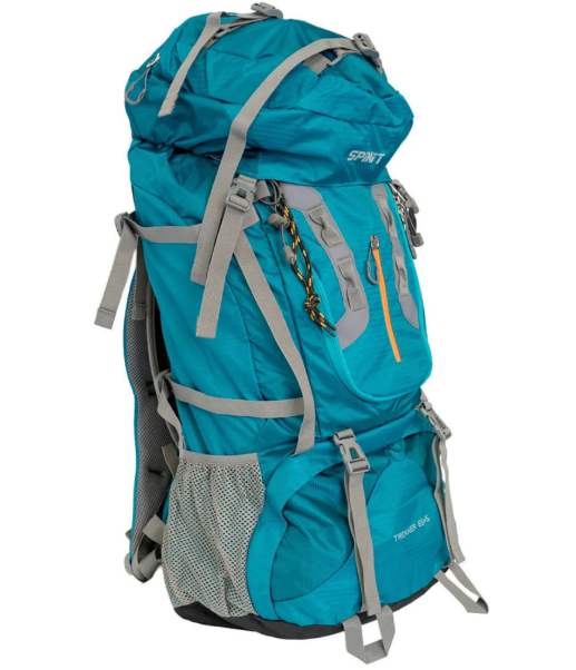 MOCHILA SPINIT TREKKER 65+5 LITROS CON COBERTOR (VERDE)