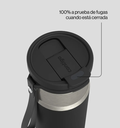 BOTELLA CONTIGO DUAL INOX 590 ML LICORICE NEGRO