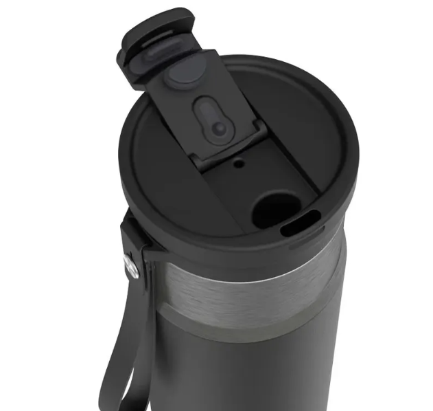 BOTELLA CONTIGO DUAL INOX 710 ML LICORICE NEGRO