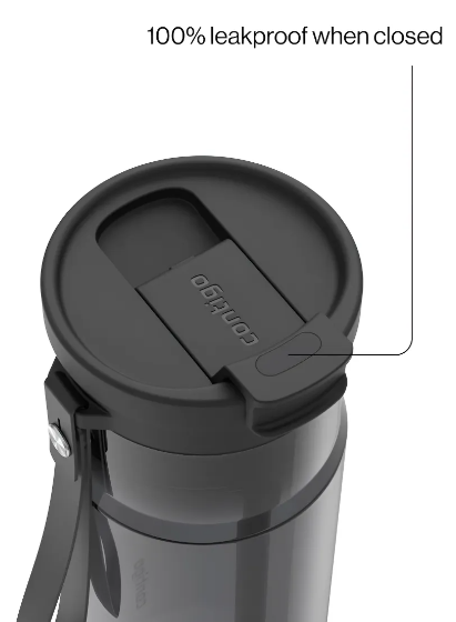 BOTELLA CONTIGO DUAL PLASTICO LICORICE