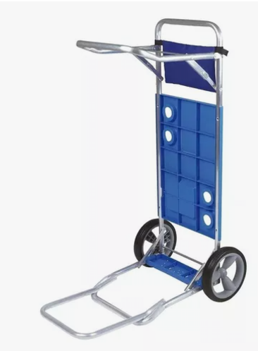 CARRITO PLAYERO ALUMINIO MARCA DESCANSAR CON EXTENSION ART. 80252