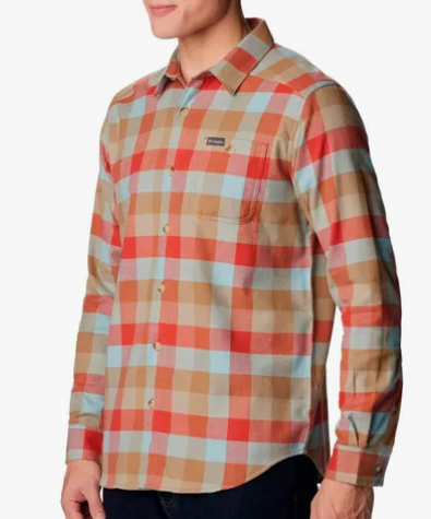 CAMISA COLUMBIA HOMBRE CORNELL WOODS FLANNEL MANGA LARGA