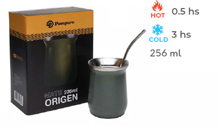 MATE PAMPERO ORIGEN 236 ML VERDE