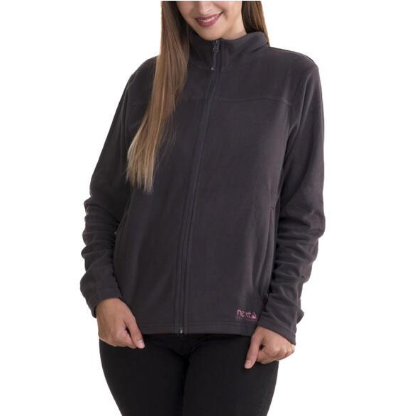 CAMPERA POLAR NEXXT DAMA HALSEY FZ GRIS