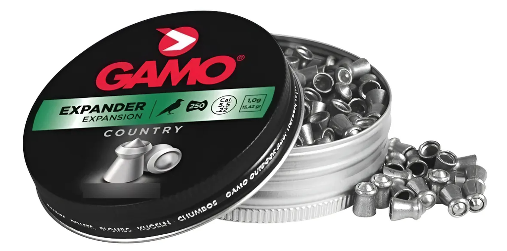 BALINES MARCA GAMO EXPANDER CALIBRE 5.5mm X 250 UNID.