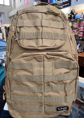 MOCHILA TACTICA MARCA LEXUS CAQUI 52X44X20.5