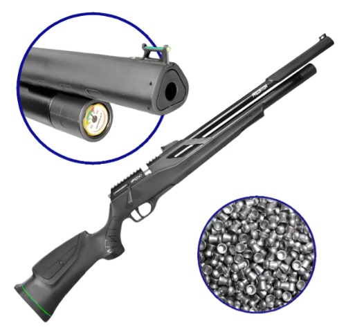 RIFLE PCP FOX PREDATOR CALIBRE 6.35mm REGULADO CON CARGADOR