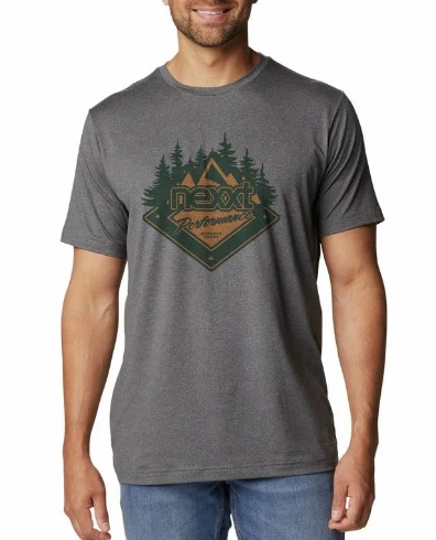 REMERA NEXXT CREW TEE PEAK GRIS